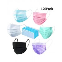 Medical Non-woven Clinic Surgical Face Mask Earloop  Colorful Disposable Face Masks