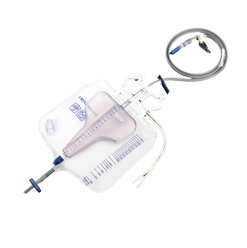 High Quality Good Price Medical 2000ml 2600ml + 500ml Luxury Urine Meter Drainage Bag